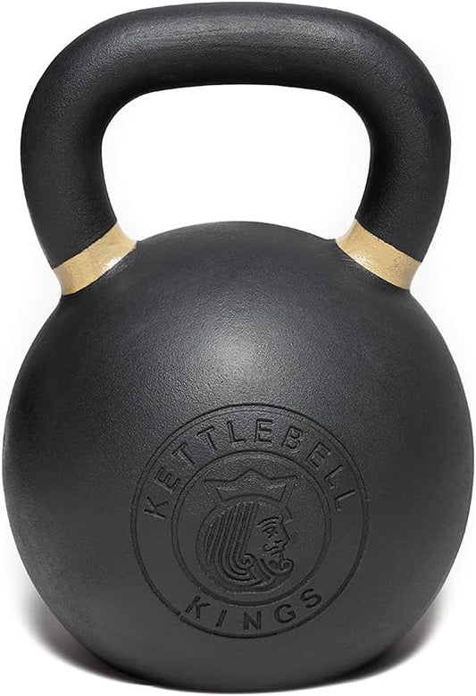 Kettlebell Kings Powder Coated Kettlebell Weights - 9-97 lb Strength Training Kettlebells for Men and Women - Hand Weights Workout Gym Equipment - Weights Set for Home Gym- New