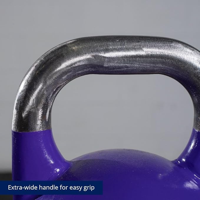Titan Fitness Competition Kettlebell, Single Piece Casting, KG Markings, Full Body Workout