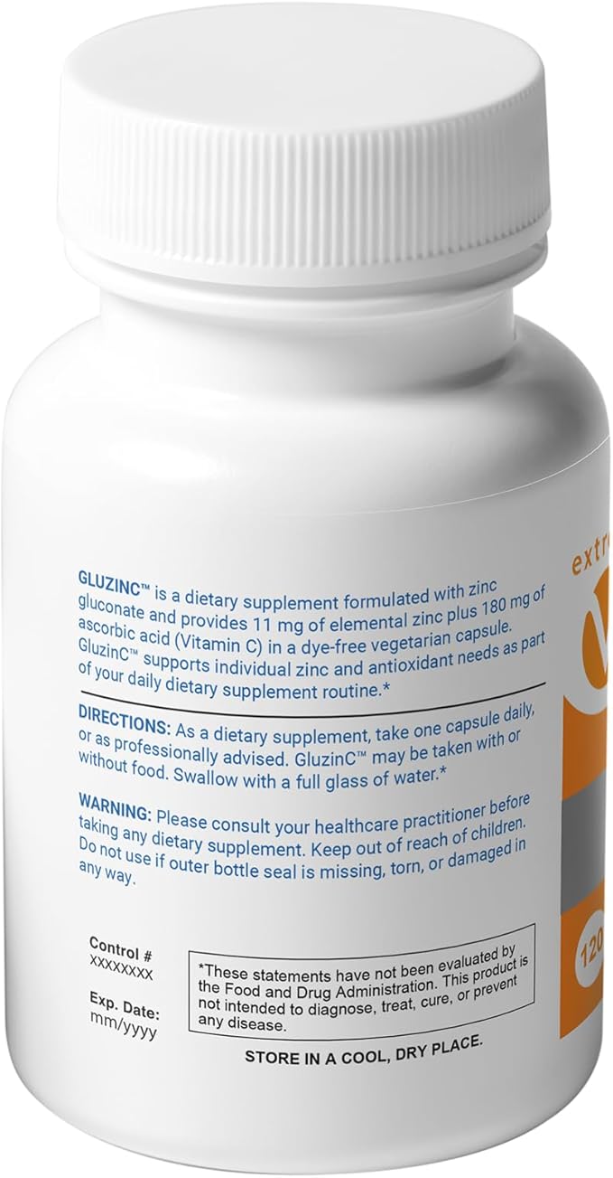 Zinc MG11 + VC | Immune-Friendly Daily Supplement - 11MG Zinc Plus 180MG Vitamin C – (2 Bottles, 240 Vegetarian Capsules)