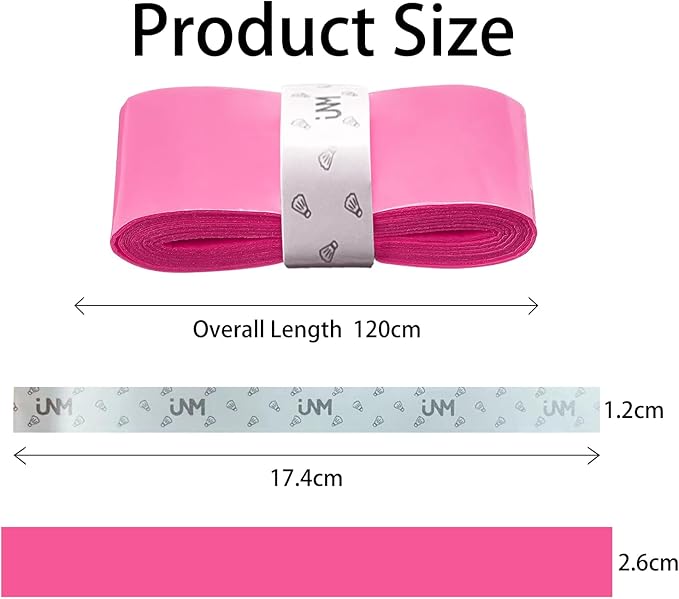 10 Pack Tennis Racket Grip Tape, Anti-Slip Tennis Overgrip, Precut Sweat-Absorbing Tennis Grip for Badminton, Pickleball, Tennis