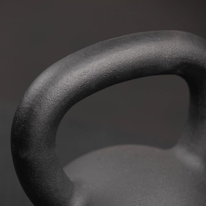 Titan Fitness Cast Iron Kettlebell, Single Piece Casting, KG and LB Markings, Full Body Workout