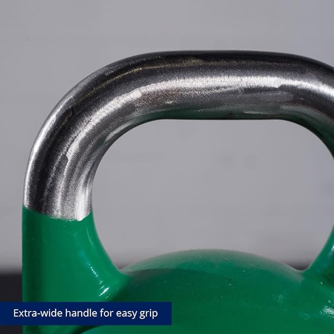 Titan Fitness Competition Kettlebell, Single Piece Casting, KG Markings, Full Body Workout