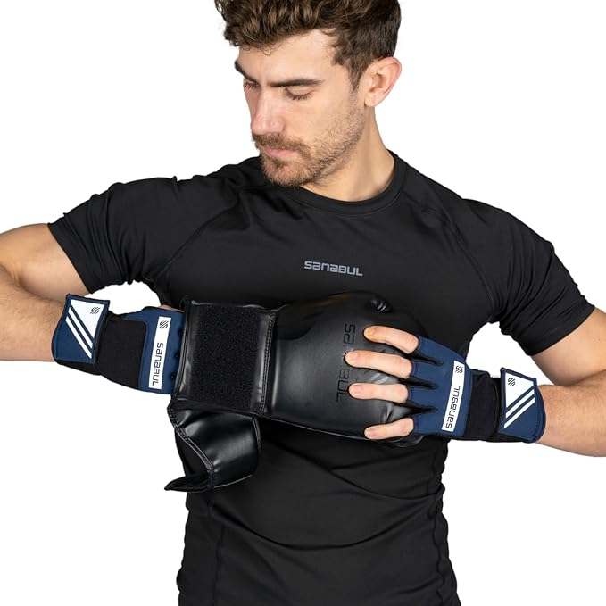 Sanabul Gel Boxing Hand Wraps for Men & Women Muay Thai MMA Kickboxing Quick Wraps Boxing Inner Gloves Wrist Knuckle Protection