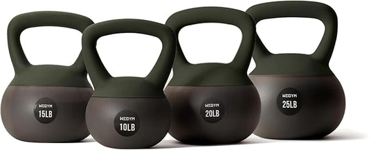 WeGym Soft Kettlebells with Cushioned Impact-Resistant Base and Anti-Slip, Wide-Grip Handle for Home Workouts, Weightlifting, and Full Body Strength Training
