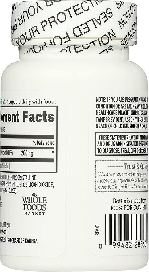 365 by Whole Foods Market, CoQ10 200mg, Vegan, 60 Count