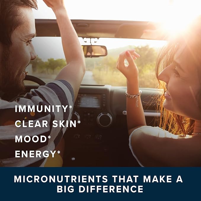 Zinc Supplement Microbeadlets for Immune & Acne Support | Highly Absorbable Zinc Bisglycinate & Orotate with 2mg Chelated Copper + Vitamin B6 | Vegan, Gluten-Free | 60 Capsules (2 Month Supply)