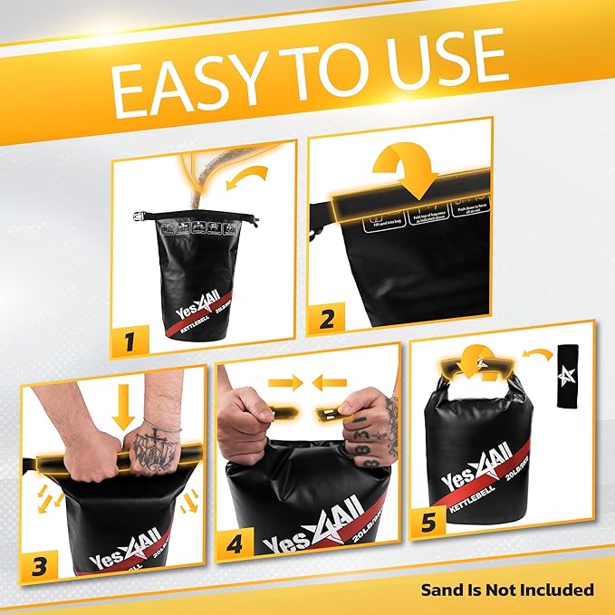 Yes4All Powder Coated Kettlebell, Cast Iron Core Kettlebells with Non-Slip Handle & Flat Bottom for Conditioning, Heavy Duty for Strength Training, 9lb to 71lb - Single & Pair