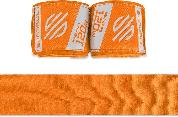 Sanabul Elastic 120 inch Boxing Hand Wraps Kickboxing Handwraps for Boxing Gloves for Men, Women, and Kids Muay Thai MMA Hand Wraps