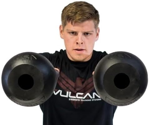 Vulcan Absolute Training Kettlebell Ergonomic Steel Design Wide Grip | Black Powder Coated Finish For Premium Look| Enhancing Both Safety Performance | All Hand Sizes 35mm Handle