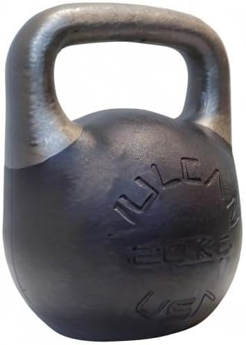 Vulcan Absolute Training Kettlebell Ergonomic Steel Design Wide Grip | Black Powder Coated Finish For Premium Look| Enhancing Both Safety Performance | All Hand Sizes 35mm Handle