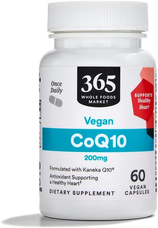 365 by Whole Foods Market, CoQ10 200mg, Vegan, 60 Count