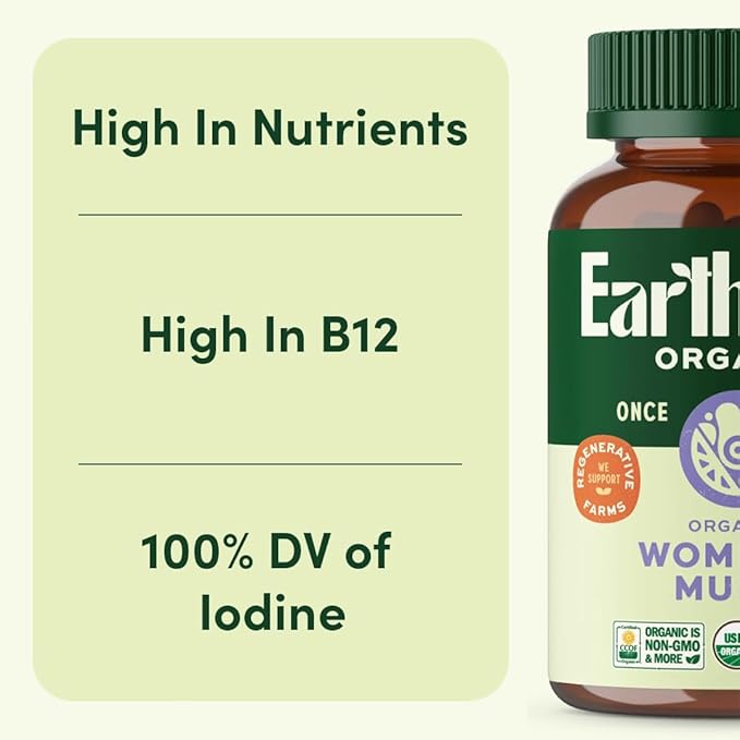 Women’s Multi Once Daily, Women's Multivitamin, Iron, Vitamin B12 & More, 19 Vitamins from Herbs & Superfoods, 60 Count