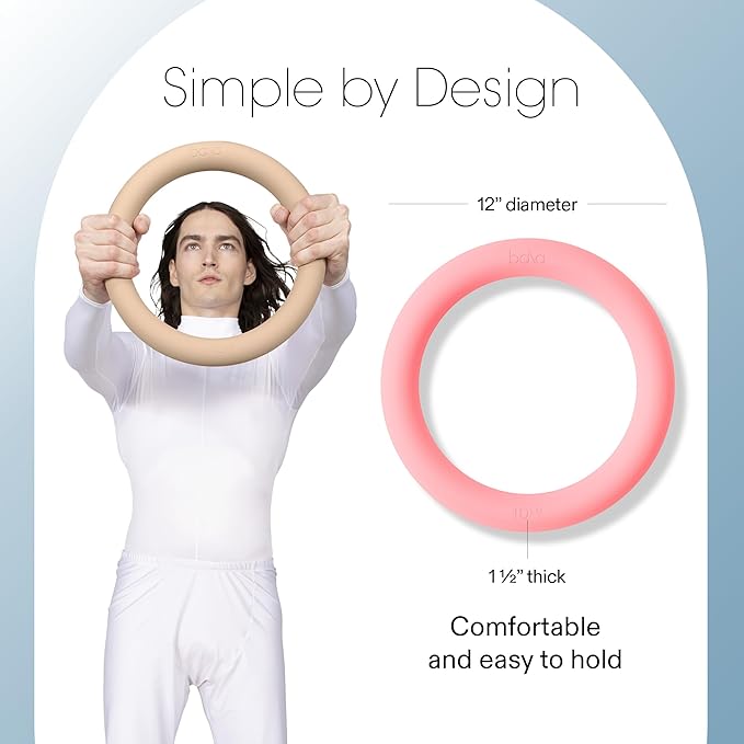 Bala Power Ring, 2-in-1 Kettlebell & Dumbbell, 10lb - Full Body Home Gym Workout Equipment for Strength Training, HIIT, Pilates, & Aerobics Exercises - Fitness Equipment for Working Out