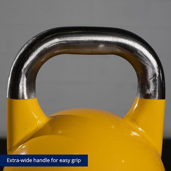 Titan Fitness Competition Kettlebell, Single Piece Casting, KG Markings, Full Body Workout