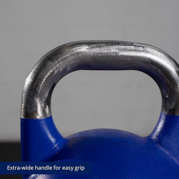 Titan Fitness Competition Kettlebell, Single Piece Casting, KG Markings, Full Body Workout