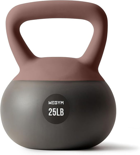 WeGym Soft Kettlebells with Cushioned Impact-Resistant Base and Anti-Slip, Wide-Grip Handle for Home Workouts, Weightlifting, and Full Body Strength Training