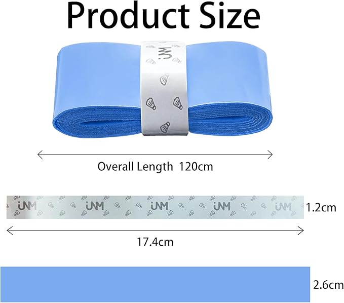 10 Pack Tennis Racket Grip Tape, Anti-Slip Tennis Overgrip, Precut Sweat-Absorbing Tennis Grip for Badminton, Pickleball, Tennis