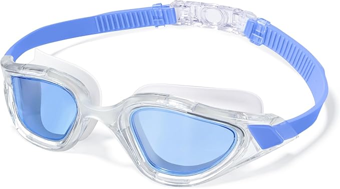 Keary Goggles Swimming Adult Swim Goggles for Men Women Swimming Goggles Youth UV Protection Anti-Fog Pool Water Goggles