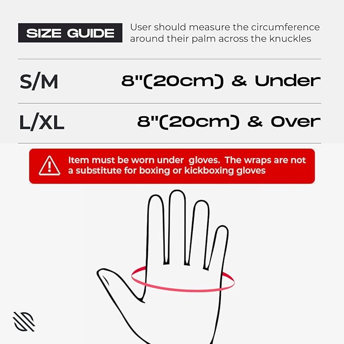 Sanabul Gel Boxing Hand Wraps for Men & Women Muay Thai MMA Kickboxing Quick Wraps Boxing Inner Gloves Wrist Knuckle Protection