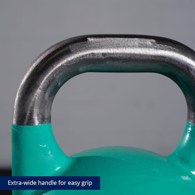 Titan Fitness Competition Kettlebell, Single Piece Casting, KG Markings, Full Body Workout