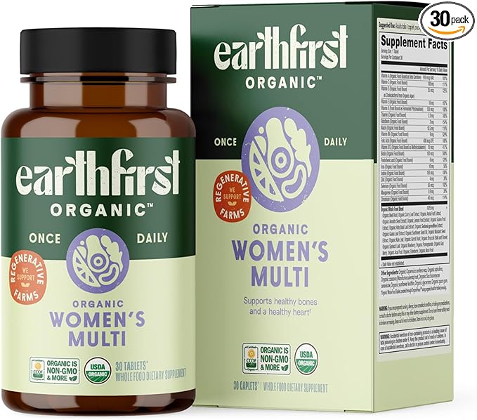 Women’s Multi Once Daily, Women's Multivitamin, Iron, Vitamin B12 & More, 19 Vitamins from Herbs & Superfoods, 30 Count