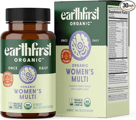 Women’s Multi Once Daily, Women's Multivitamin, Iron, Vitamin B12 & More, 19 Vitamins from Herbs & Superfoods, 30 Count