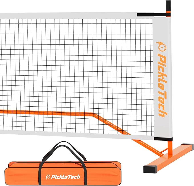 Portable Pickleball Net - 22 FT USAPA Regulation Size, Applies to Indoor & Outdoor & Driveway, Pickle Ball Net System with Carrying Bag