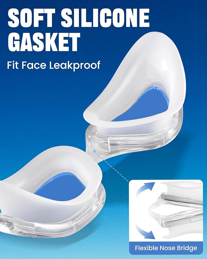 Keary Goggles Swimming Adult Swim Goggles for Men Women Swimming Goggles Youth UV Protection Anti-Fog Pool Water Goggles