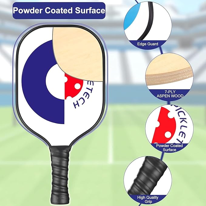 Portable Pickleball Net - 22 FT USAPA Regulation Size, Applies to Indoor & Outdoor & Driveway, Pickle Ball Net System with Carrying Bag