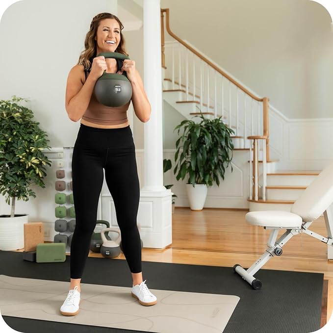 WeGym Soft Kettlebells with Cushioned Impact-Resistant Base and Anti-Slip, Wide-Grip Handle for Home Workouts, Weightlifting, and Full Body Strength Training