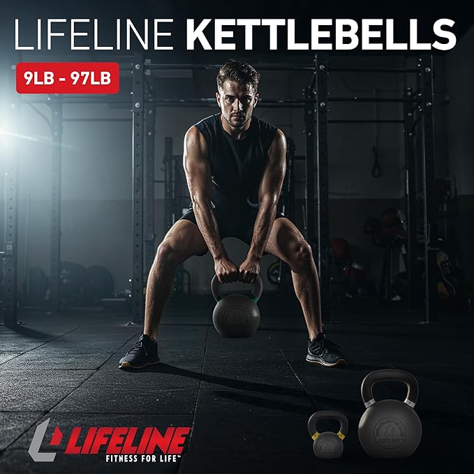 Lifeline Strength Training Kettlebell Weight for Home Gym