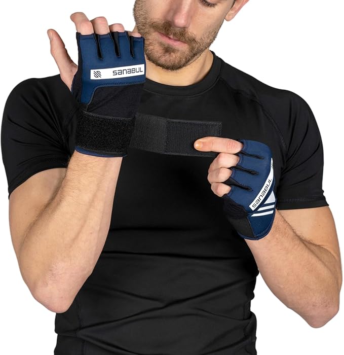 Sanabul Gel Boxing Hand Wraps for Men & Women Muay Thai MMA Kickboxing Quick Wraps Boxing Inner Gloves Wrist Knuckle Protection