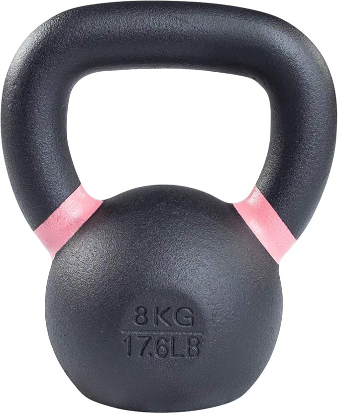 Body-Solid Single-Cast Gravity Casting Kettlebell with Kettles Grip Handle, Perfect Kettlebells for Weight Training and Core Workout, Cast Iron Kettle Bells for Men & Women.