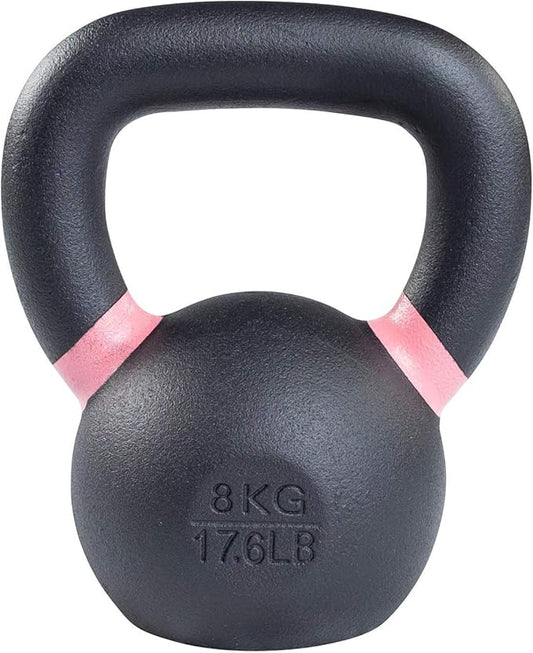 Body-Solid Single-Cast Gravity Casting Kettlebell with Kettles Grip Handle, Perfect Kettlebells for Weight Training and Core Workout, Cast Iron Kettle Bells for Men & Women.