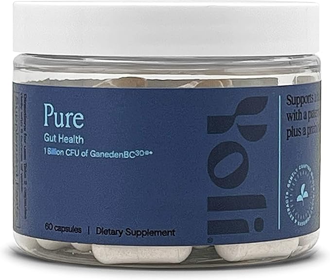Yoli® Pure Probiotics for Digestive Health - Gut Health Supplements for Men and Women - Probiotic Capsules 1 Billion CFUs
