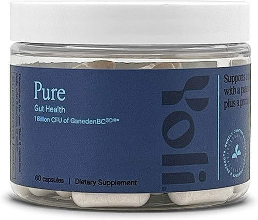 Yoli® Pure Probiotics for Digestive Health - Gut Health Supplements for Men and Women - Probiotic Capsules 1 Billion CFUs