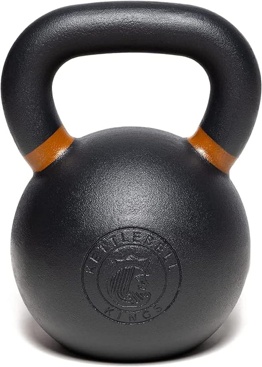 Kettlebell Kings Powder Coated Kettlebell Weights 5-90 LB | Workout Gym Equipment & Strength training sets for Women & Men | Durable Coating for Grip Strength, Rust Prevention