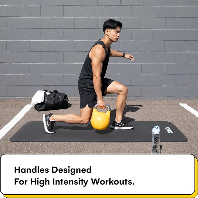 Kettlebell Kings Competition Kettlebells Weight (33mm handle) 4-32 KG | Hand weights Workout Gym Equipment & Strength training sets for Women & Men | Weights set for Home Gym