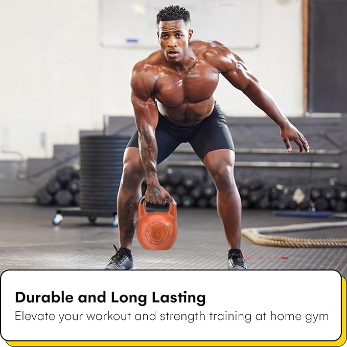 Kettlebell Kings Competition Kettlebells Weight (33mm handle) 4-32 KG | Hand weights Workout Gym Equipment & Strength training sets for Women & Men | Weights set for Home Gym